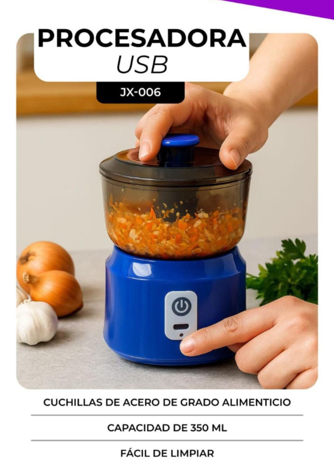 Procesador usb de alimentos